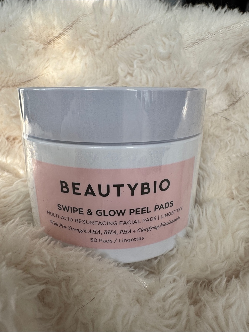 BeautyBio Swipe & Glow Peel Pads, Clarifying Resurfacing Multi-Acid Facial Pads